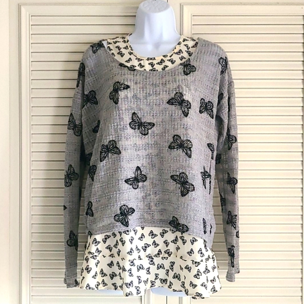 Aèropostale Butterfly Sweater